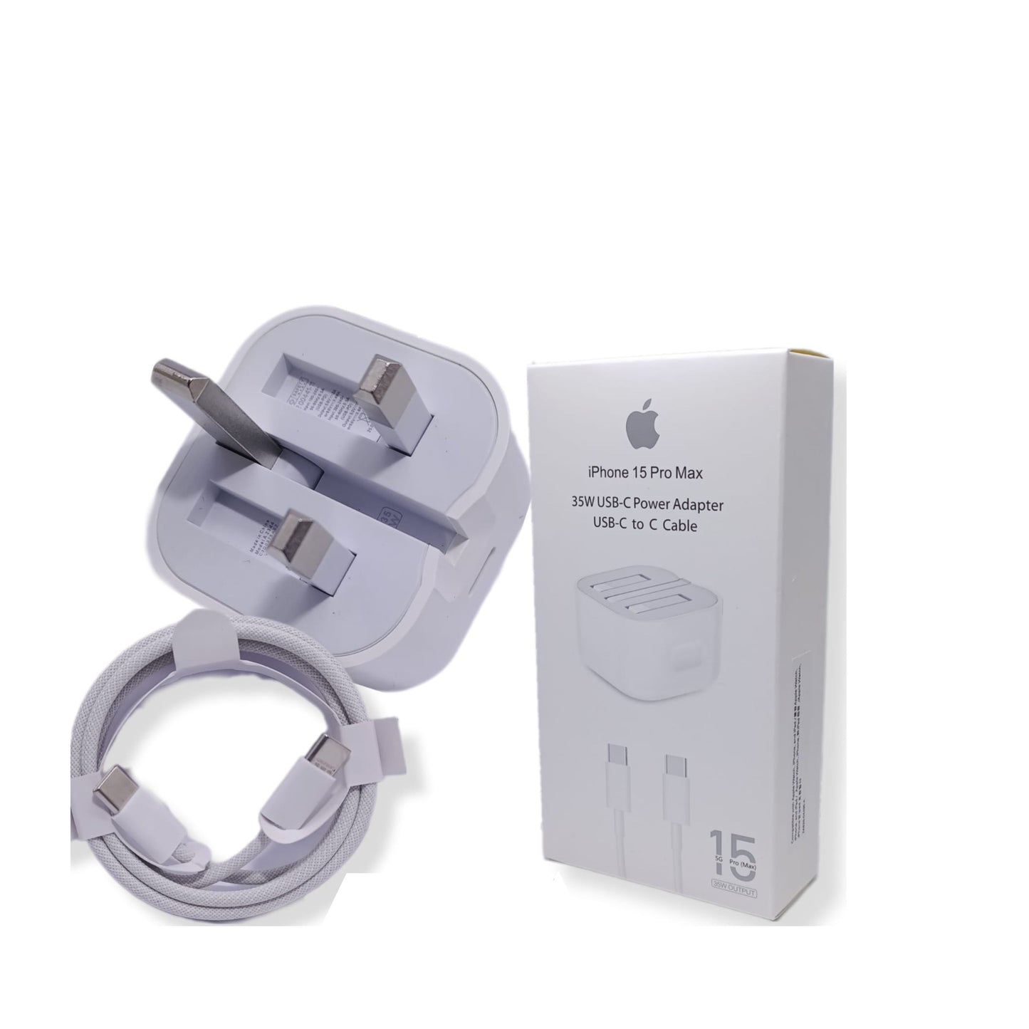 35W USB-C Power Adapter with USB-C to USB-C Cable β Fast Charging & High-Speed