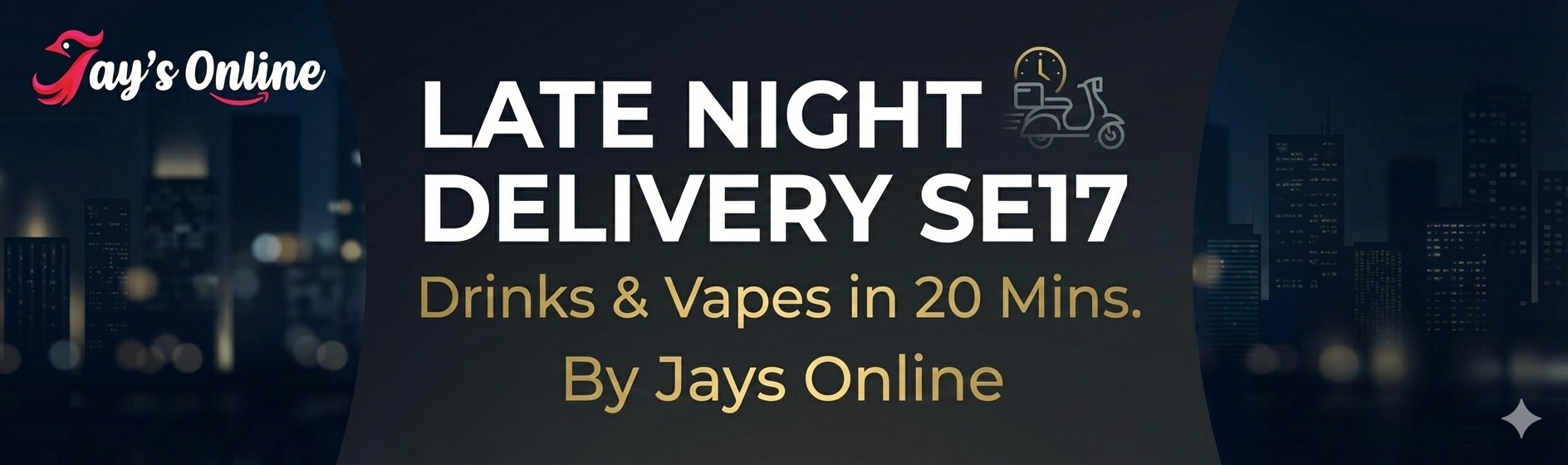 Alcohol & Vape Delivery Elephant & Castle (20 Mins) | Jays Online