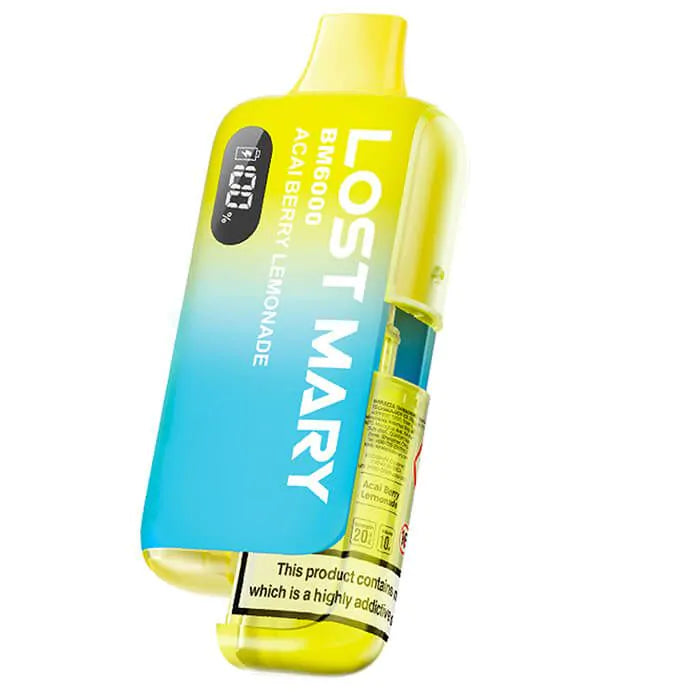 Lost Mary BM6000 Refillable Vape Kit-Acai Berry Lemonade Jays Online Lost Mary BM6000 Refillable Vape Kit-Acai Berry Lemonade Jays Online