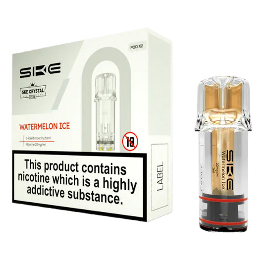 SKE Crystal PLUS Prefilled Pods - Watermelon Ice - 2PK