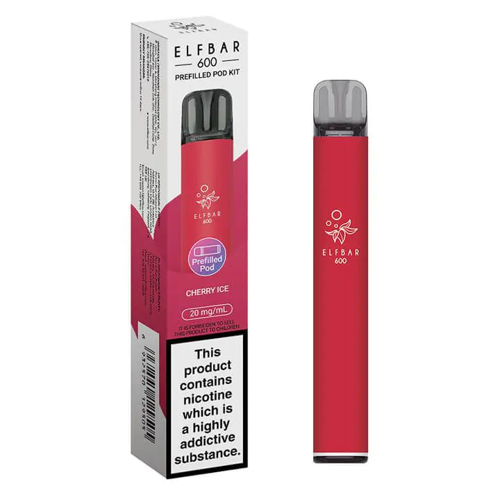 Elfbar 600 Prefilled Pod Kit-Cherry Ice