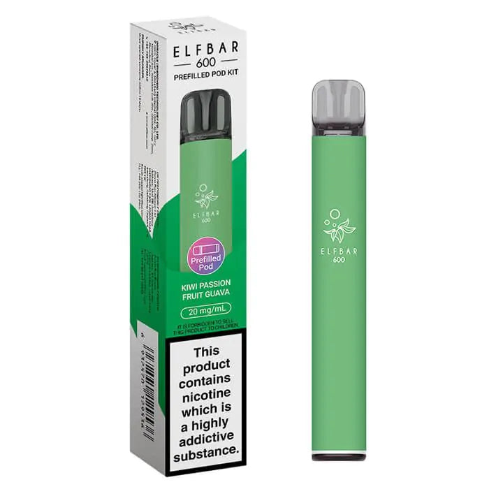 Elfbar 600 Prefilled Pod Kit-Kiwi Passion Fruit Guava