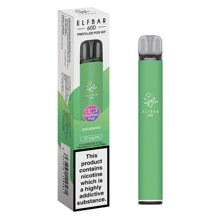 Elfbar 600 Prefilled Pod Kit-Spearmint