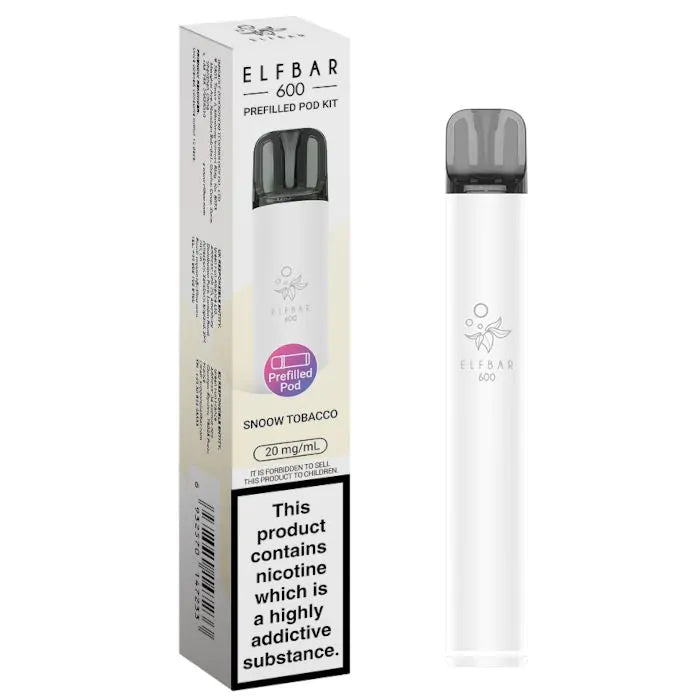 Elfbar 600 Prefilled Pod Kit-Snoow Tobacco
