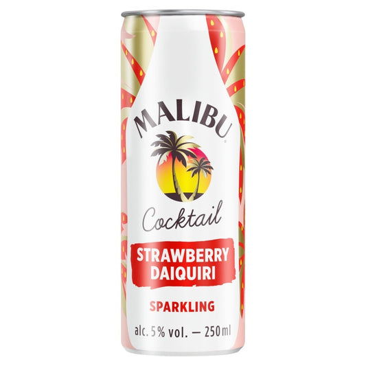 Malibu Strawberry Daiquiri Cocktail 250Ml