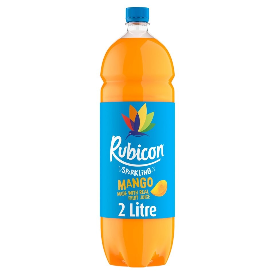 Rubicon Sparkling Mango Juice Drink 2 Litre Bottle