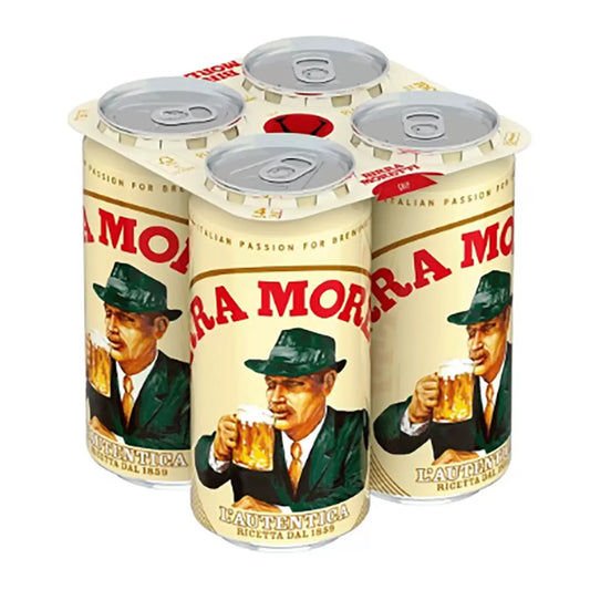 Birra Moretti Lager Beer Cans 4x440ml