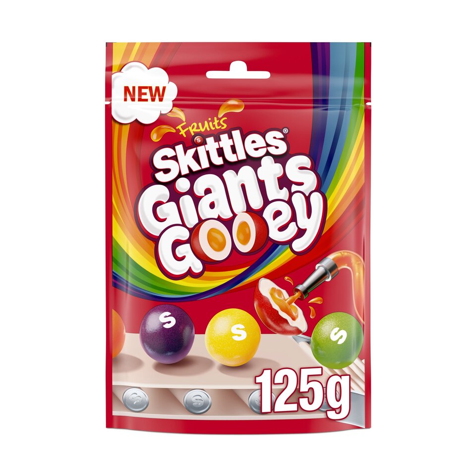 Skittles Fruits Giants Gooey 125g