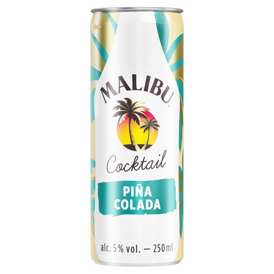 Malibu Piña Colada Still Pre-Mixed Drink 250ml