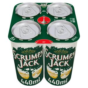 Symonds Scrumpy Jack Premium British Cider Cans 4 x 440ml