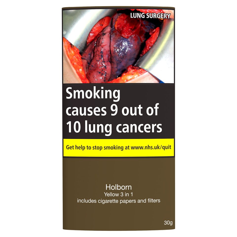 Holborn Yellow Rolling Tobacco & Cigarette Paper 30G