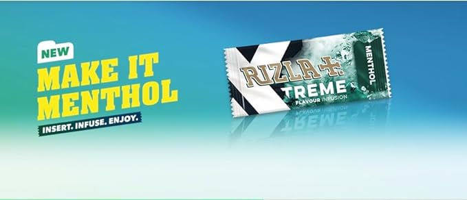 Rizla Menthol Extreme Infusion Flavour Cards - 25 Packs