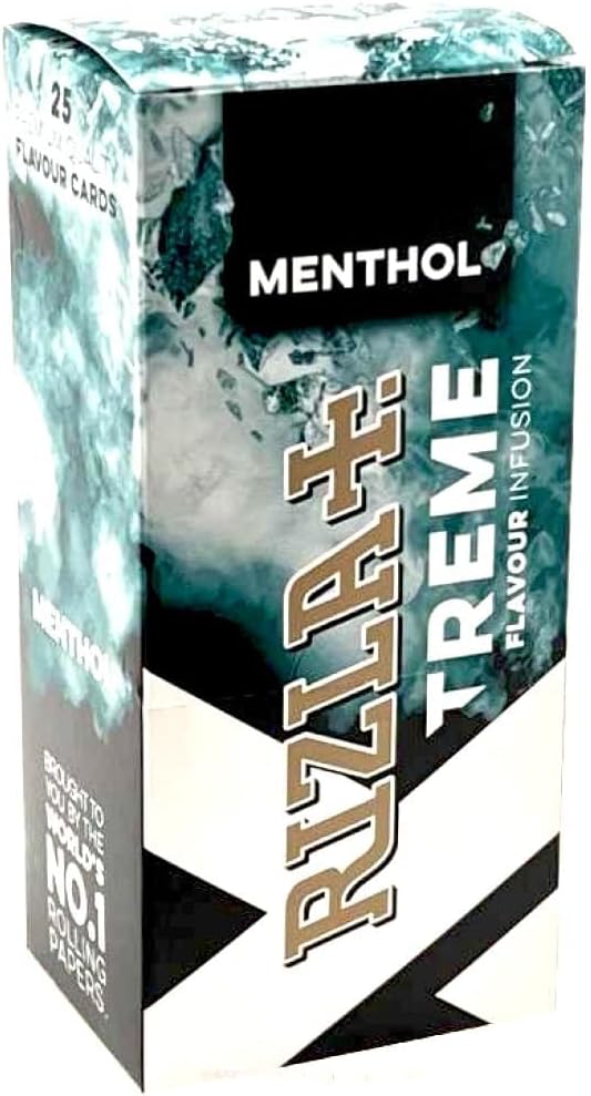 Rizla Menthol Extreme Infusion Flavour Cards - 25 Packs