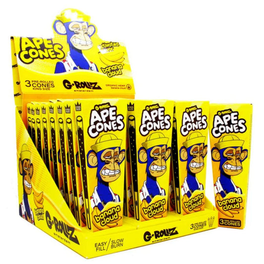 G-Rollz Ape Cones – Pineapple Punch – 3 Cones Per Pack