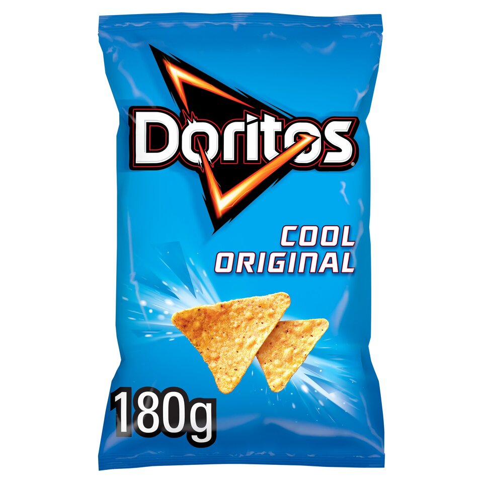 Doritos Tortilla Chips Cool Original Sharing Bag Crisps 180g