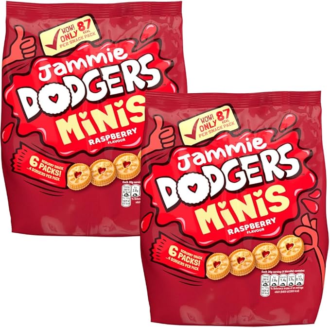 Jammie Dodger Minis 6 X 20G