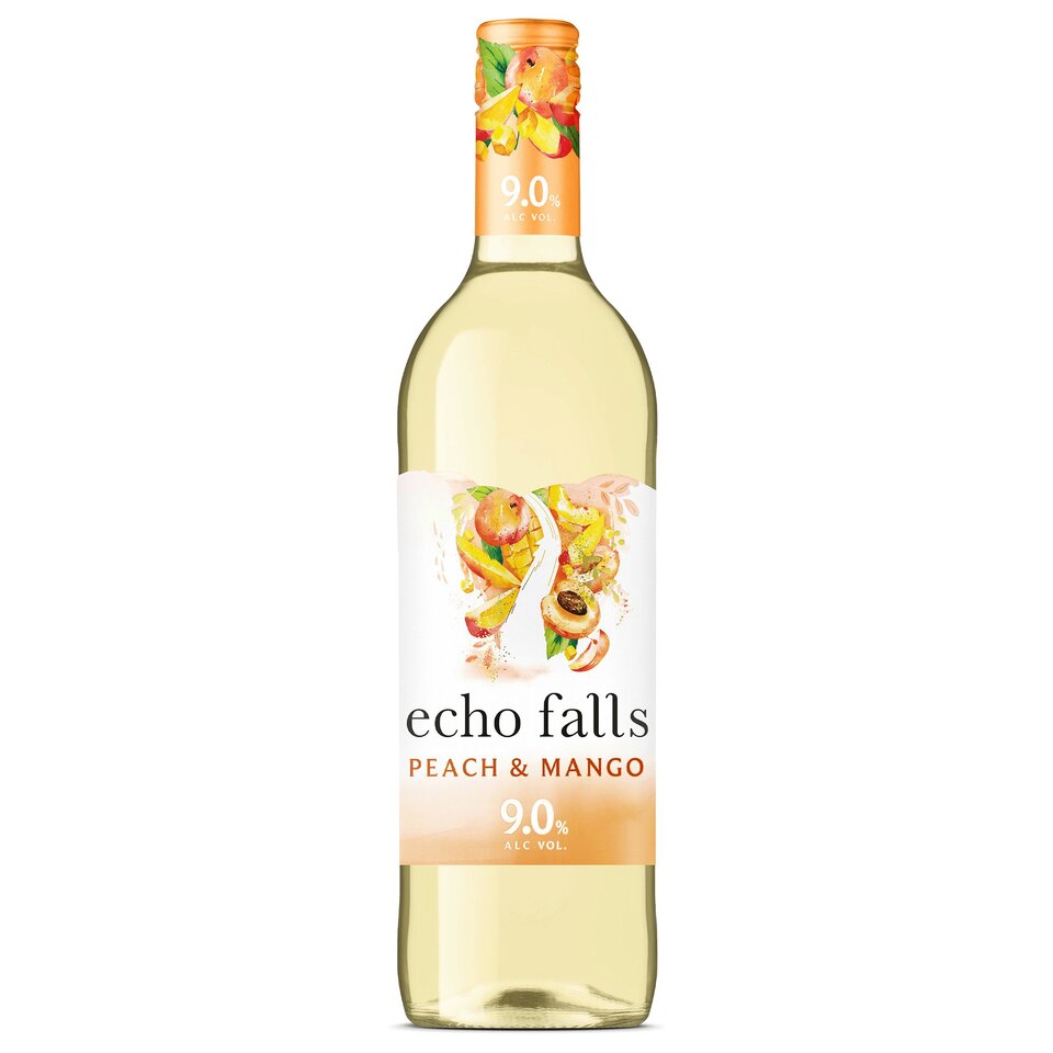 Echo Falls Peach & Mango 9% Fruit Fusion 75cl