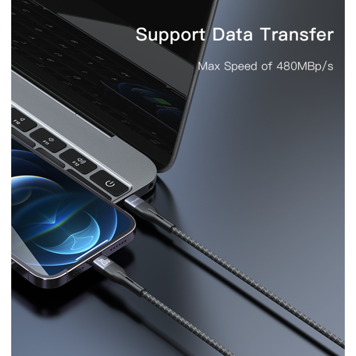 Type-C To Lightning Fast Charge Data Cable | 20W