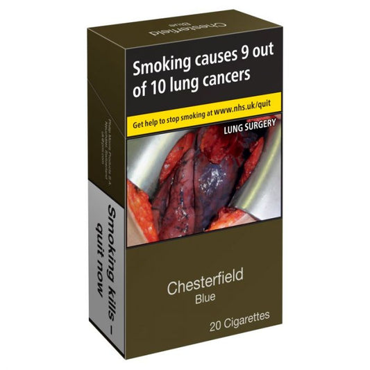 Chesterfield King Size Blue Pack of 20 Cigarettes