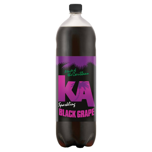 Ka Sparkling Black Grape 2 Litre Bottle