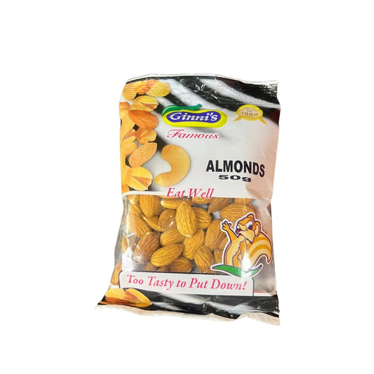 Ginni’s Raw Almonds(50g)