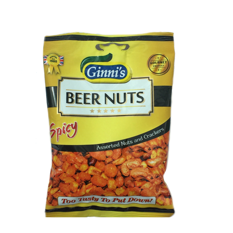 Ginni's Beer Nuts (Assorted Spicy Nuts) (Non-Alcoholic)