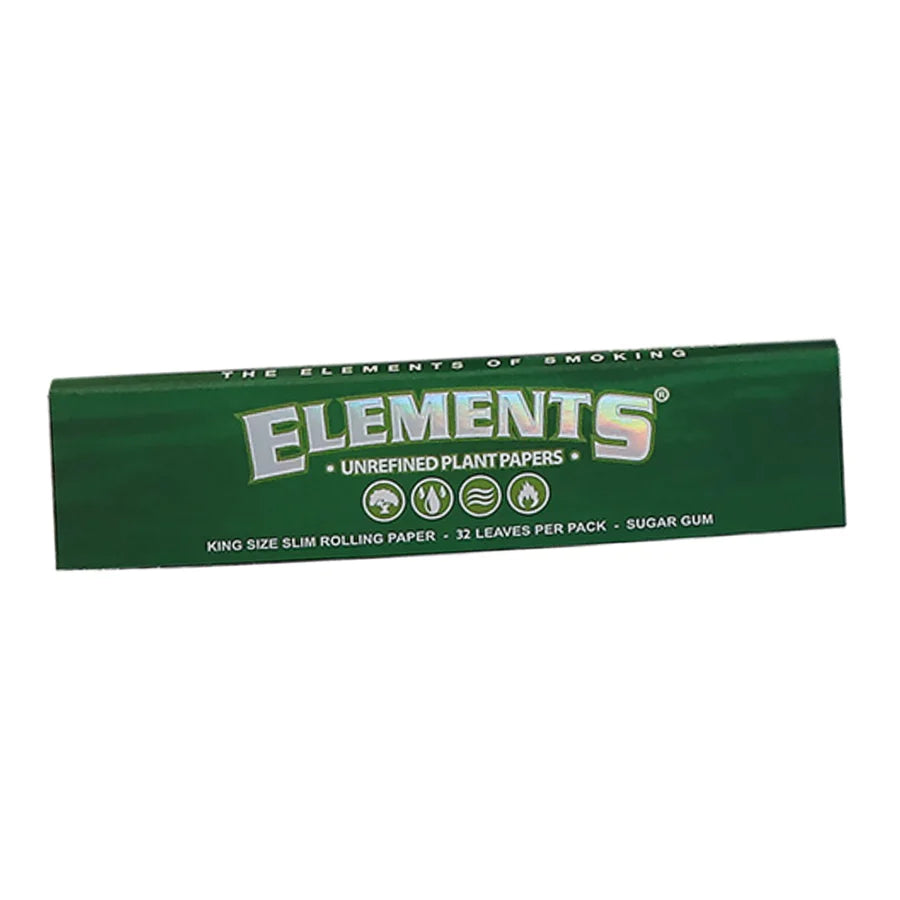 Elements Green King Size Rolling Papers