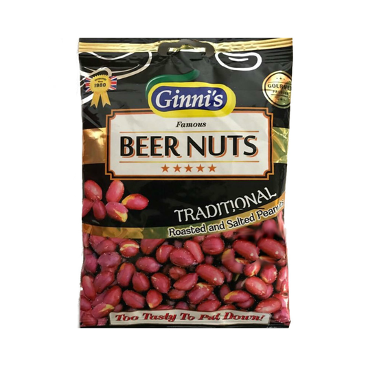 Ginni's Traditional Beer Nuts(Roasted and Salted Peanuts) (Non-alcoholic)