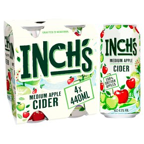 Inch's Medium Apple Cider Can 4x440ml