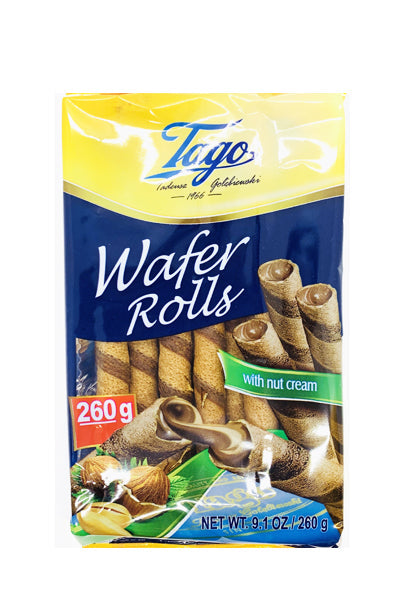 Tago Wafer Rolls with NutCream 260g