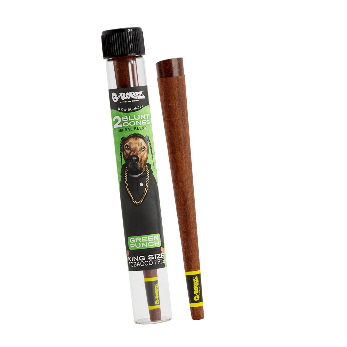 G-Rollz -The Dog-Terpene Infused Herbal Blunt Cones Green Punch