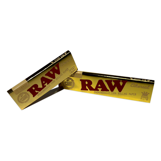 Gold RAW Ethereal Rolling Papers – Ultra-Thin, Premium Quality