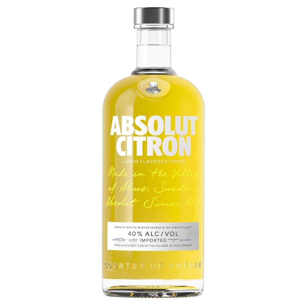 Absolut Citron Lemon Vodka 70cl