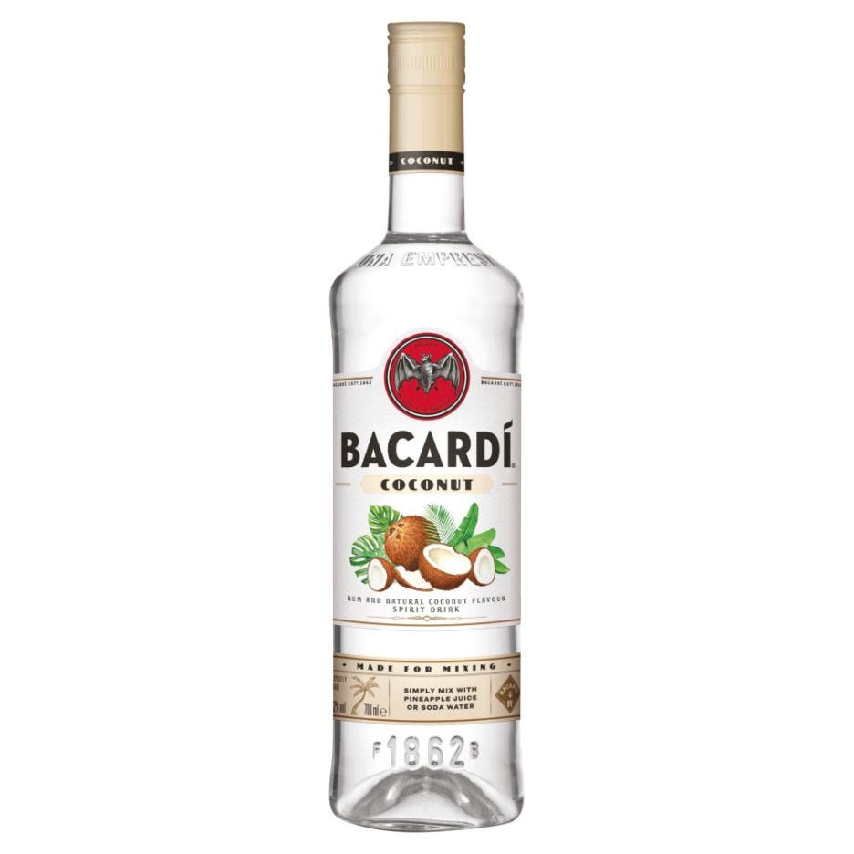 Bacardi Coconut Rum Spirit Drink 70cl