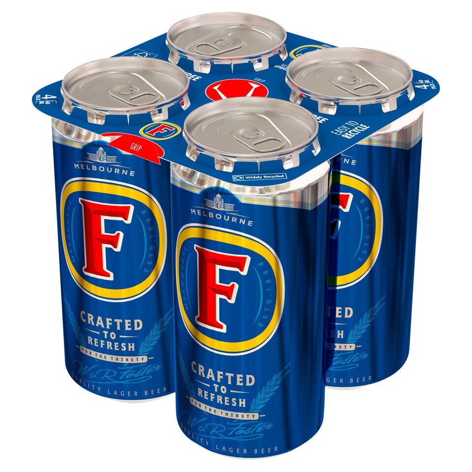 Foster's Lager Beer Can 4x440ml