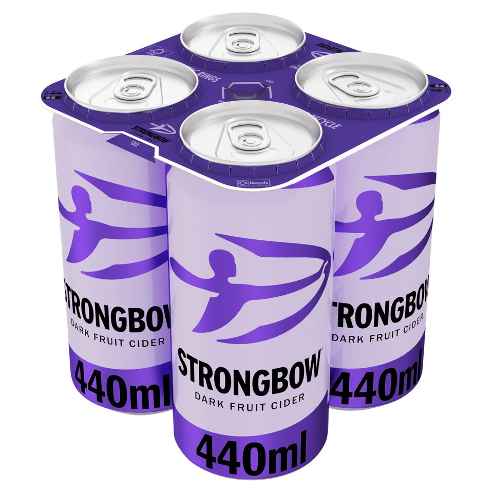 Strongbow Dark Fruit Cider Can 4x440ml