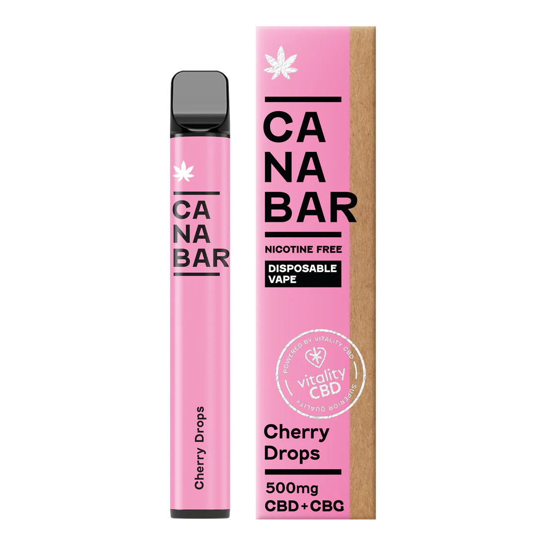 Cherry Drops 500mg (CBD + CBG)