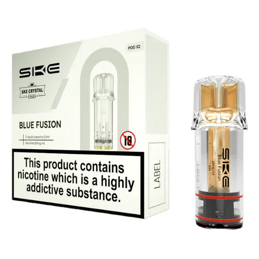 SKE Crystal PLUS Prefilled Pods - Blue Fusion - 2PK