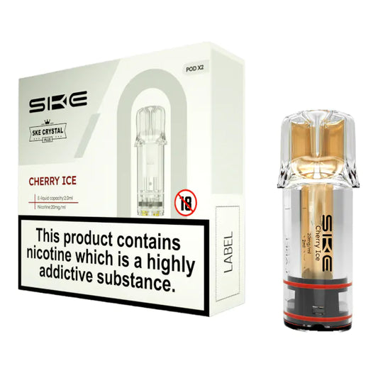 SKE Crystal PLUS Prefilled Pods - Cherry Ice - 2PK