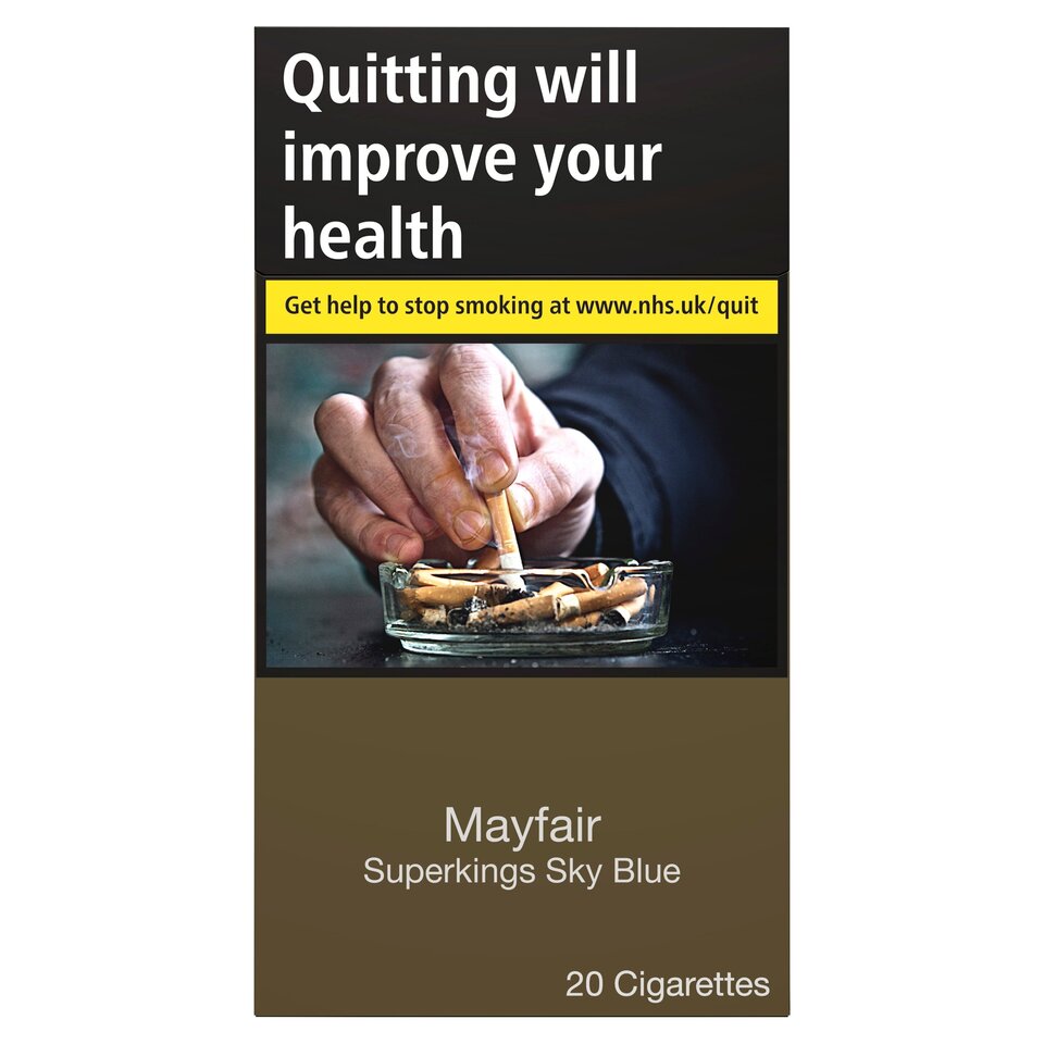 Mayfair Sky Blue Superking size - 20 Cigarettes