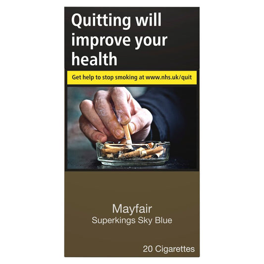 Mayfair Superkings Sky Blue 20 Cigarettes