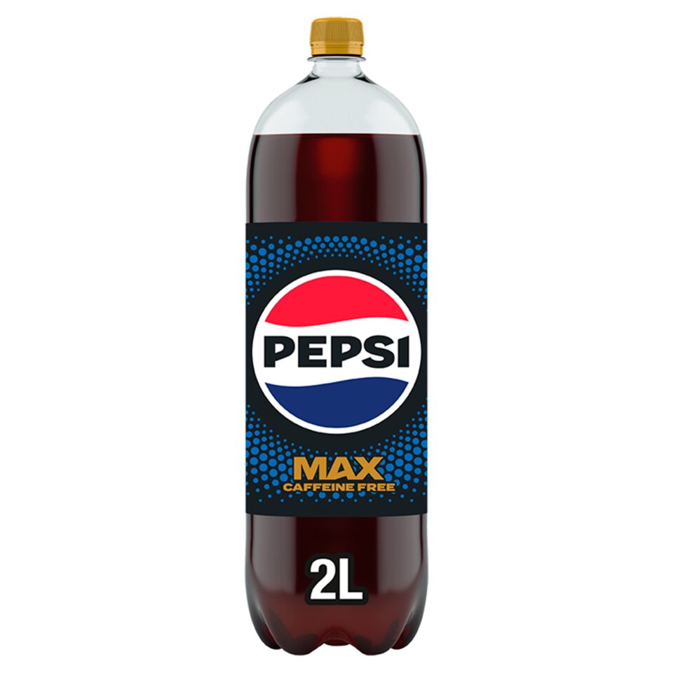 Pepsi Max No Caffeine No Sugar Cola Bottle 2L