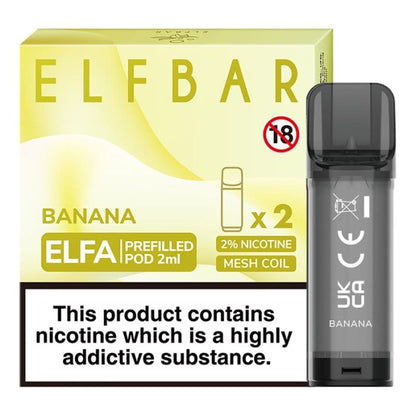 ELFBAR Elfa Pre-Filled Pod - 2ml - 20mg (2 Pack)