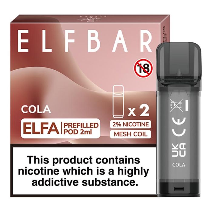 ELFBAR Elfa Pre-Filled Pod - 2ml - 20mg (2 Pack)