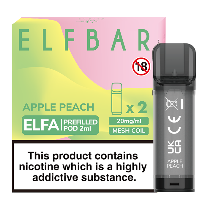 ELFBAR Elfa Pre-Filled Pod - 2ml - 20mg (2 Pack)