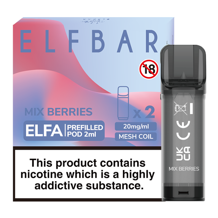 ELFBAR Elfa Pre-Filled Pod - 2ml - 20mg (2 Pack)