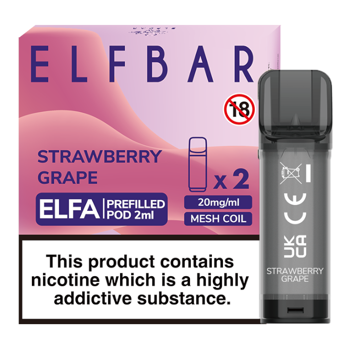 ELFBAR Elfa Pre-Filled Pod - 2ml - 20mg (2 Pack)