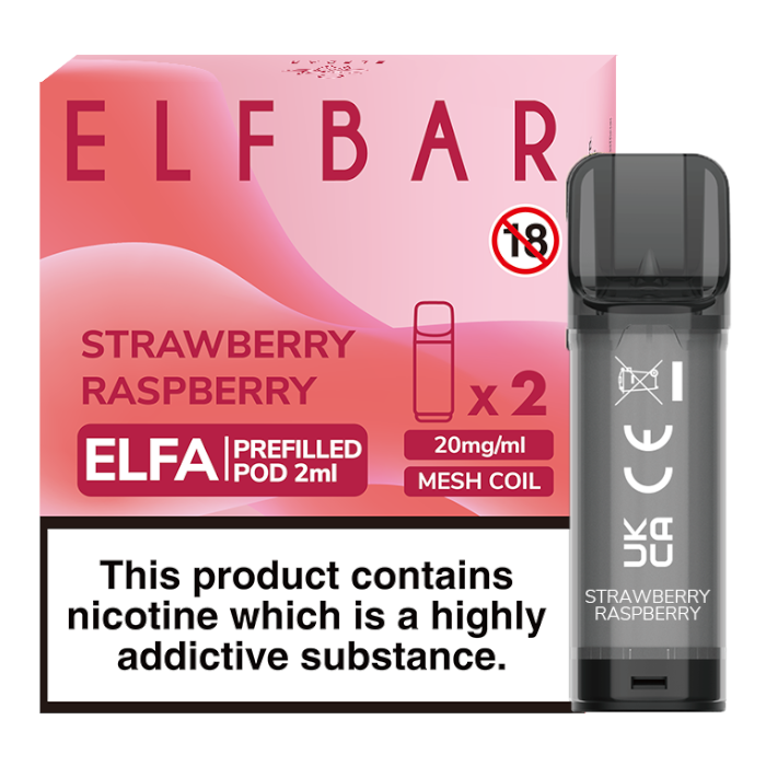 ELFBAR Elfa Pre-Filled Pod - 2ml - 20mg (2 Pack)