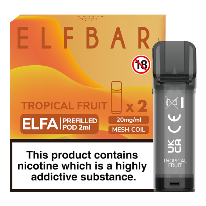 ELFBAR Elfa Pre-Filled Pod - 2ml - 20mg (2 Pack)