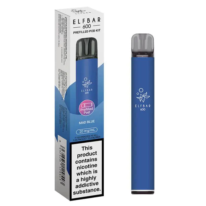 Elfbar 600 Prefilled Pod Kit-Mad Blue